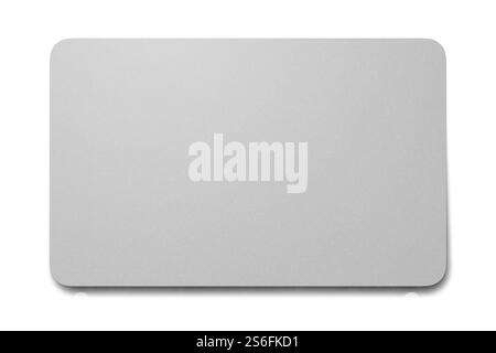Illustration 2d d'une carte en plastique blanc Banque D'Images