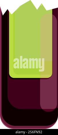 Icône de déchets. Dessin animé de l'icône de vecteur de matériau de déchets pour la conception de Web isolé sur fond blanc. Icône de matériau de déchets, style de bande dessinée Illustration de Vecteur