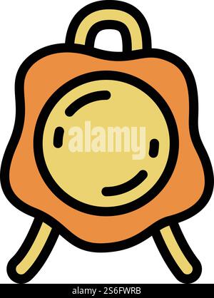 Icône Post wax. Icône vectorielle de cire de contour pour la conception de Web isolé sur fond blanc. Icône de cire post, style de contour Illustration de Vecteur