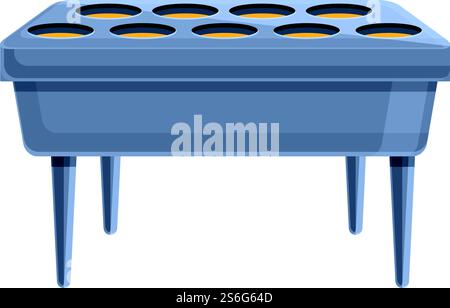 Icône de production de fromage d'usine. Dessin animé de l'icône de vecteur de production de fromage d'usine pour la conception de Web isolé sur fond blanc. Icône de production de fromage d'usine, style de bande dessinée Illustration de Vecteur