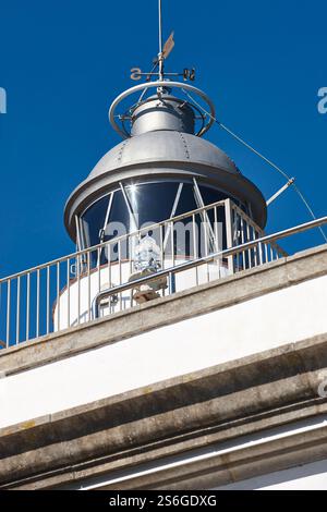 Phare à Tossa de Mar. Girona Costa Brava, Catalogne, Espagne Banque D'Images