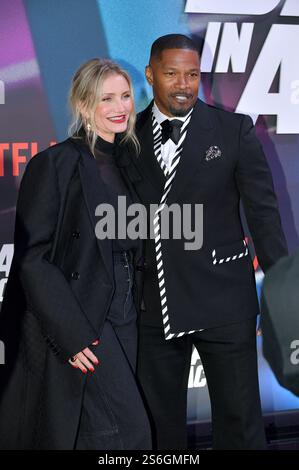Cameron Diaz und Jamie Foxx beim projection des films Netflix 'Back in action' im Zoo Palast. Berlin, 15.01.2025 Banque D'Images