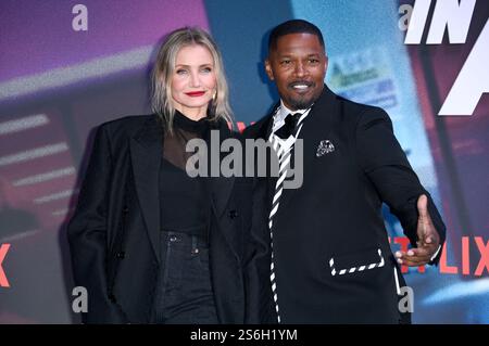 Cameron Diaz und Jamie Foxx beim projection des films Netflix 'Back in action' im Zoo Palast. Berlin, 15.01.2025 Banque D'Images