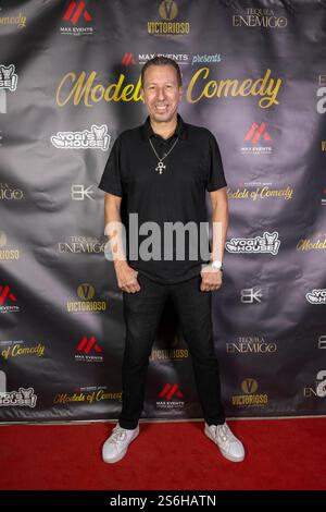 Los Angeles, États-Unis. 15 janvier 2025. DJ DaddyD assiste aux Models of Comedy Raise Funds for Fire relief 2025 à Los Angeles. (Photo de Eugene Powers/SOPA images/SIPA USA) crédit : SIPA USA/Alamy Live News Banque D'Images