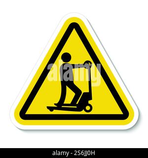 Ne jouez pas avec les scooters Illustration de Vecteur