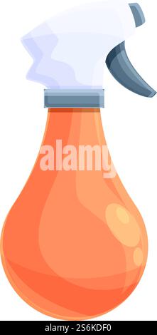 Spray pour icône parquet. Dessin animé de Spray pour l'icône vectorielle de parquet pour la conception Web isolé sur fond blanc. Spray pour icône de parquet, style de dessin animé Illustration de Vecteur