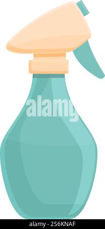 Icône de spray de nettoyage pour tapis. Dessin animé de l'icône de vecteur de jet de nettoyage de tapis pour la conception de Web isolé sur fond blanc. Icône de spray de nettoyage de tapis, style de dessin animé Illustration de Vecteur