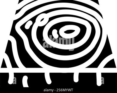 vecteur d'icône de glyphe de plancher en bois. panneau de plancher en bois. illustration noire du symbole de contour isolé. illustration vectorielle d'icône de glyphe de plancher en bois Illustration de Vecteur