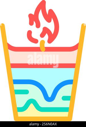 vecteur d'icône de couleur de handiwork de bougie. panneau de travail à la bougie. illustration de symbole isolé. illustration vectorielle d'icône de couleur de handiwork de bougie Illustration de Vecteur