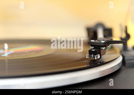 Platine tourne-disque Banque D'Images