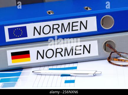 Dossier normes - UE et Allemagne Banque D'Images
