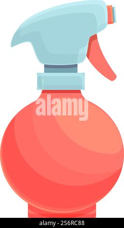 Vecteur de dessin animé d'icône de bouteille de pulvérisation d'eau. Pulvérisateur de nettoyage. Alimentations de déclenchement. Vecteur de dessin animé d'icône de bouteille de pulvérisation d'eau. Pulvérisateur de nettoyage Illustration de Vecteur