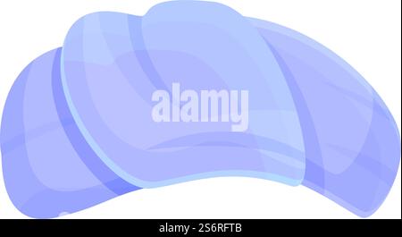 Vecteur de dessin animé d'icône turban de Pagdi. Chapeau arabe. Coiffe indienne. Vecteur de dessin animé d'icône turban de Pagdi. Chapeau arabe Illustration de Vecteur