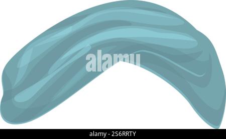 Vecteur de dessin animé d'icône de turban de fermier. Chapeau arabe. Coiffe de Pagdi. Vecteur de dessin animé d'icône de turban de fermier. Chapeau arabe Illustration de Vecteur