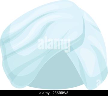 Vecteur traditionnel de dessin animé d'icône turban. Chapeau arabe. Homme indien. Vecteur traditionnel de dessin animé d'icône turban. Chapeau arabe Illustration de Vecteur