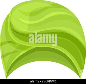 Vecteur de dessin animé d'icône turban d'Aladdin. Chapeau arabe. Turban de coiffe. Vecteur de dessin animé d'icône turban d'Aladdin. Chapeau arabe Illustration de Vecteur