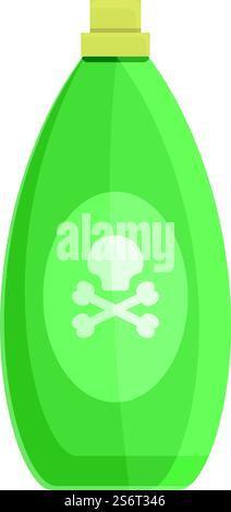 Vecteur de dessin animé d'icône de nettoyage. Nettoyage antibactérien. Liquide de toilette. Vecteur de dessin animé d'icône de nettoyage. Nettoyage antibactérien Illustration de Vecteur