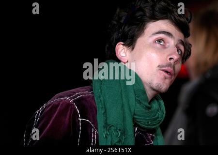 Rome, Italie. 17 janvier 2025. Timothee Chalamet assiste à la photocall du film 'A Complete Unknown' à l'Auditorium Parco della Musica à Rome (Italie), le 17 janvier 2025. Crédit : Insidefoto di andrea staccioli/Alamy Live News Banque D'Images