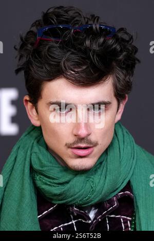 Rome, Italie. 17 janvier 2025. Timothee Chalamet assiste à la photocall du film 'A Complete Unknown' à l'Auditorium Parco della Musica à Rome (Italie), le 17 janvier 2025. Crédit : Insidefoto di andrea staccioli/Alamy Live News Banque D'Images