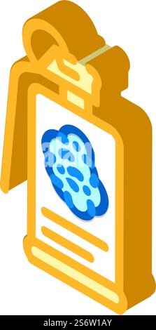 vecteur d'icône isométrique d'arme de grenade. signe d'arme à grenade. illustration de symbole isolé. illustration vectorielle d'icône isométrique d'arme de grenade Illustration de Vecteur