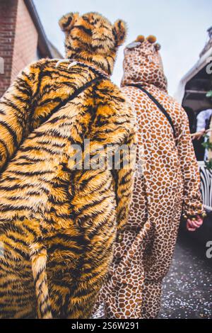 Belgique, Wallonie, province de Hainaut, Beloeil. Carnaval de Basecles Banque D'Images