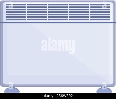 Vecteur de dessin animé d'icône de convecteur de ménage. Chauffage électrique. Chaudière murale. Vecteur de dessin animé d'icône de convecteur de ménage. Chauffage électrique Illustration de Vecteur