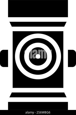 mat pour vecteur d'icône de glyphe ram. tapis pour panneau de bélier. illustration noire du symbole de contour isolé. mat pour illustration vectorielle d'icône de glyphe de ram Illustration de Vecteur