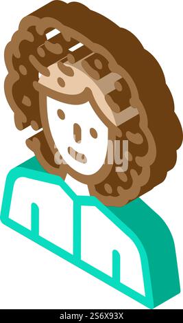 vecteur d'icône isométrique de musique d'âme. signe de musique soul. illustration de symbole isolé. illustration vectorielle d'icône isométrique de musique d'âme Illustration de Vecteur