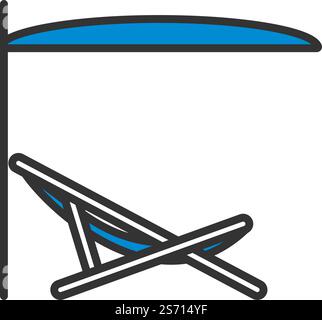 Blank1000x1000rgb.Contour gras modifiable avec Color Fill Design.Illustration vectorielle. Illustration de Vecteur