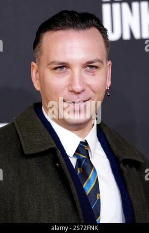 Briga assiste au photocall du film 'A Complete Unknown' à l'Auditorium Parco della Musica à Rome (Italie), le 17 janvier 2025. Banque D'Images