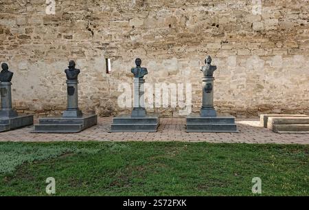 La forteresse de Bendery est un monument architectural du XVIe siècle. Situé sur la rive droite du fleuve Dniestr dans la ville de Bendery, Transnistri Banque D'Images