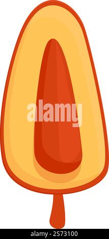 Vecteur de dessin animé d'icône naturelle RAW. Nourriture pour palmiers. Fruit du Ramadan. Vecteur de dessin animé d'icône naturelle RAW. Nourriture pour palmiers Illustration de Vecteur