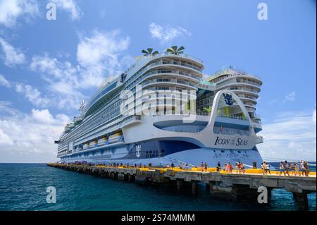 « Icône des mers » de Royal Caribbean Banque D'Images