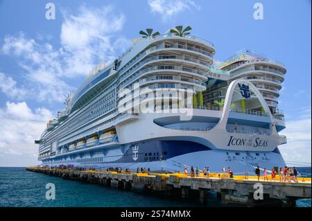 « Icône des mers » de Royal Caribbean Banque D'Images