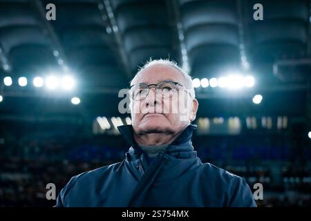 Rome, Italie. 17 janvier 2025. Rmlooks pendant le match de Serie A Enilive entre L'AS Roma et le Gênes CFC au Stadio Olimpico le 17 janvier 2025 à Rome, en Italie. Crédit : Giuseppe Maffia/Alamy Live News Banque D'Images