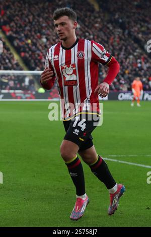 Sheffield, Royaume-Uni. 18 janvier 2025. Lors du Sheffield United FC vs Norwich City FC Skybet EFL Championship match à Bramall Lane, Sheffield, Angleterre, Royaume-Uni le 18 janvier 2025 crédit : Lee Keuneke/Every second Media crédit : Every second Media/Alamy Live News Banque D'Images