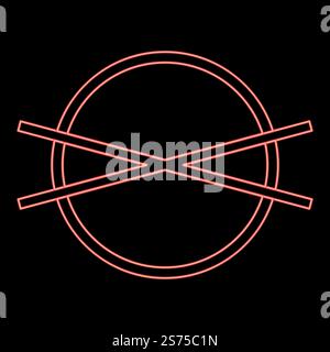 Le nettoyage à sec au néon est interdit symboles d'entretien des vêtements concept de lavage signe de blanchisserie rouge illustration vectorielle image de style plat lumière. Le nettoyage à sec au néon est interdit symboles d'entretien des vêtements concept de lavage signe de blanchisserie rouge illustration vectorielle image style plat Illustration de Vecteur