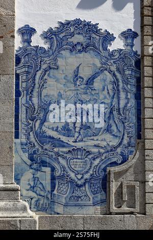 Seixas, Portugal - 12 avril 2024 : Igreja Matriz de São Bento, ou église Saint Benoît, est un monument religieux clé à Seixas, Portugal Banque D'Images