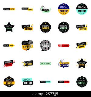 Offre spéciale 25 modèles Eye attraper Vector pour la promotion des ventes et de la marque Illustration de Vecteur