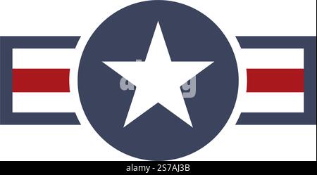 icône de vecteur étoile militaire Illustration de Vecteur