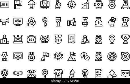 Collection d'icônes vectorielles de haute qualité avec contour modifiable. Idéal pour les projets professionnels et créatifs. Illustration de Vecteur