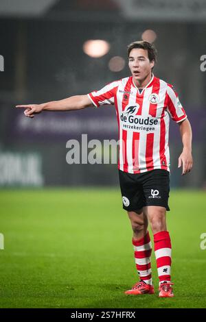 Rotterdam, pays-Bas. 19 janvier 2025. Rotterdam - lors de la dix-neuvième manche de compétition de la saison Eredivisie 2024/2025. Le match se déroule entre le Sparta Rotterdam et le RKC Waalwijk au Het Kasteel le 19 janvier 2025 à Rotterdam, aux pays-Bas. (VK Sportphoto/Danny de Groot) crédit : Yannick Verhoeven/Alamy Live News Banque D'Images