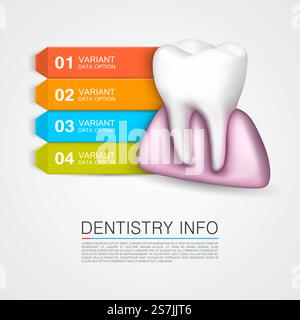 Dentisterie info art médical créatif. Illustration vectorielle Illustration de Vecteur