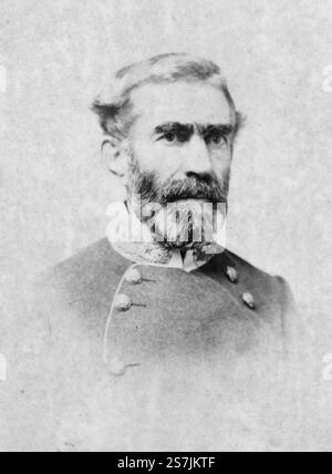 Braxton Bragg (1817 – 1876) officier de l'armée américaine pendant la seconde guerre séminole et la guerre américano-mexicaine et général confédéré dans l'armée confédérée pendant la guerre de Sécession Banque D'Images