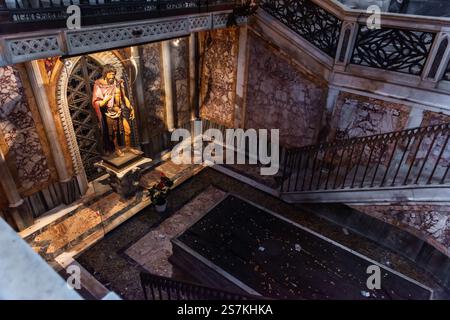 Jean-Baptiste, Basilique du Latran, Rome, Italie Banque D'Images