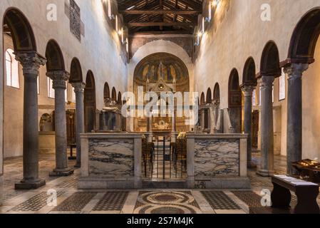 Basilica di Santa Maria in Cosmedin, Rome, Italie Banque D'Images