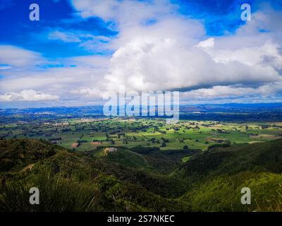 Une vue panoramique sur la région de Wairarapa Banque D'Images