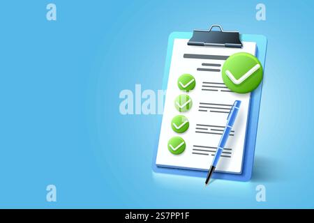 Presse-papiers, page de service de gestion, papier commercial. Illustration vectorielle. Presse-papiers, page de service de gestion, papier commercial. Vecteur Illustration de Vecteur