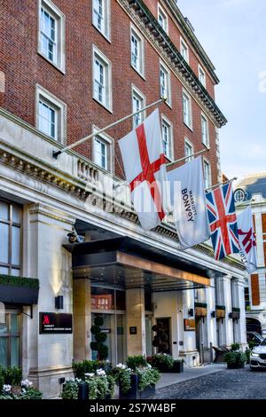 Marriott London Grosvenor Square Hotel, Duke Street, Londres, Angleterre, Royaume-Uni Banque D'Images