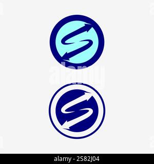 Logo commercial et financier et logo marketing conception d'illustration vectorielle Illustration de Vecteur